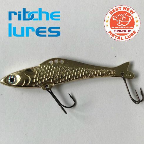 Cicada Ribche Lures Rib 4 7.5cm/16g, culoare Gold