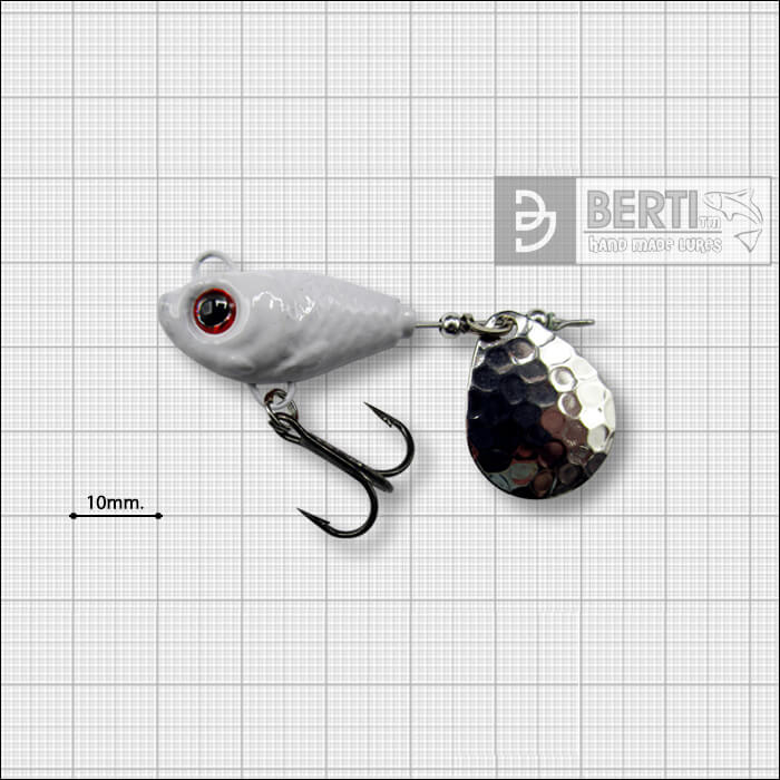 Bertilure Fish Helic Nr.3, culoare Colorado Nichel Alb, 17 grame