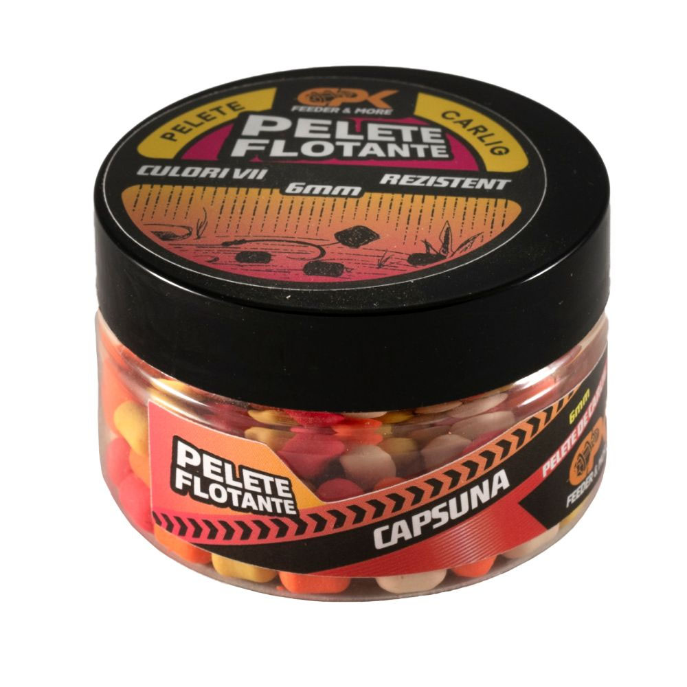 Pelete CPK pentru carlig Feeder Flotante Capsuna 6mm