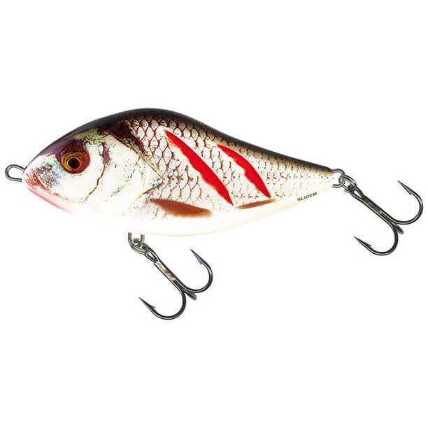 Vobler Salmo Slider Sinking 7cm/21g culoare Wounded Real Grey Shiner