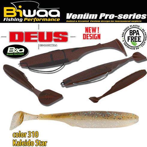 Shad Biwaa Deus 10cm, culoare 310 Kaleido Star