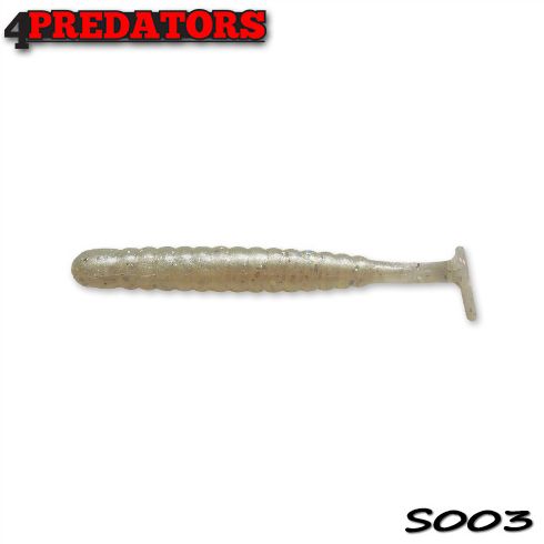 Shad 4Predators Worm Shad Standard 8cm, culoare 003 - 6 buc/plic