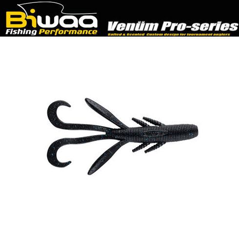 Shad Biwaa Ultra Hog 7.5cm, culoare Black & Blue