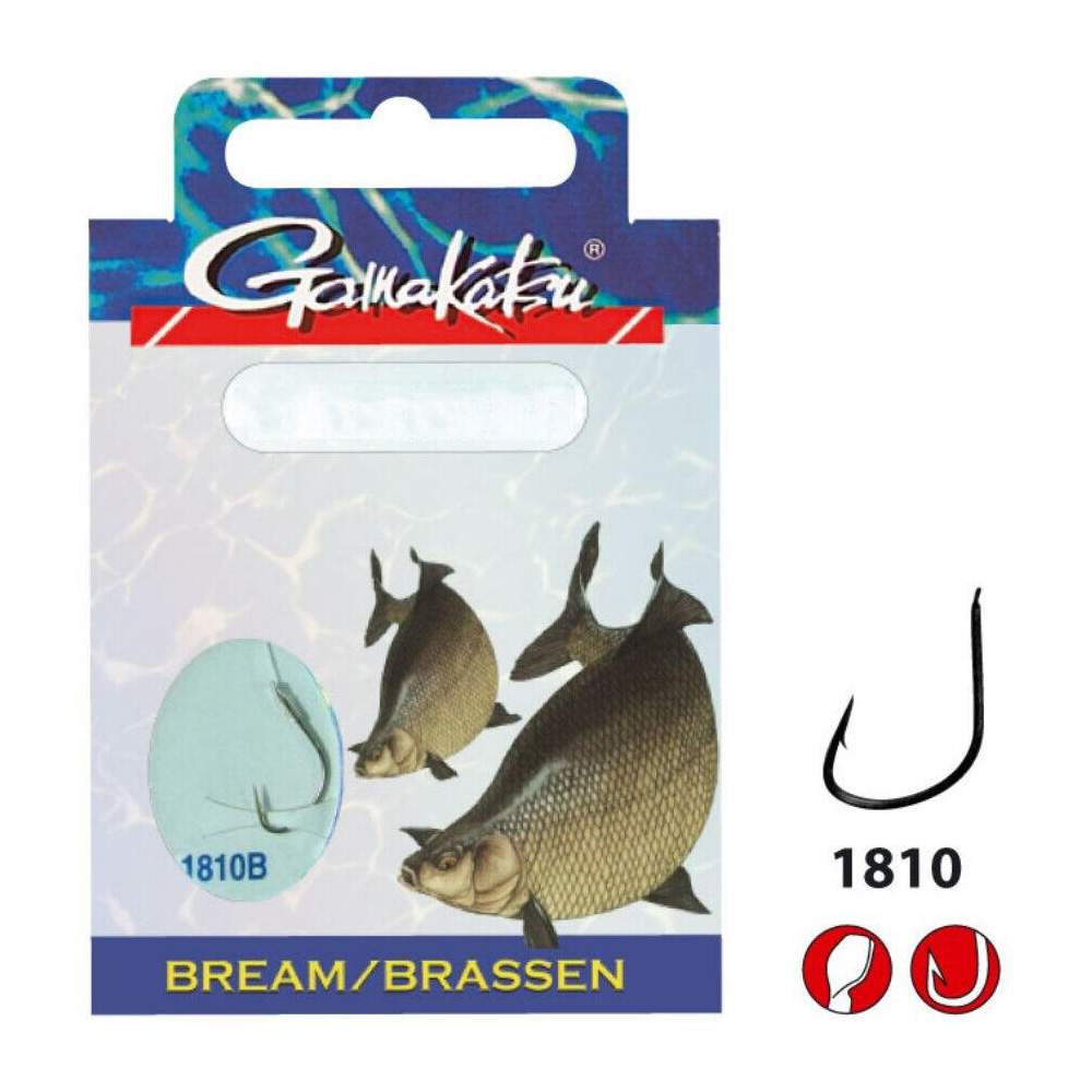 Carlige legate Gamakatsu Bream Feeder Bronze Nr.10/0.16mm