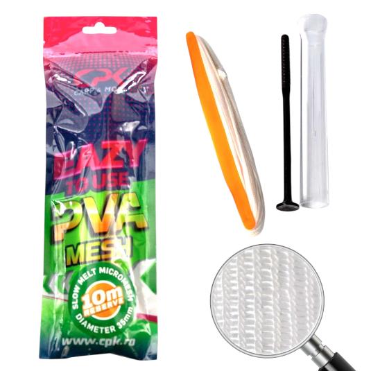 Kit plasa solubila PVA CPK Slow Melt 20mm/10m+plunger
