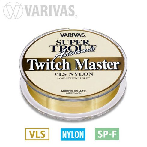 Fir monofilament Varivas Super Trout Twitch Master Gold 0.215mm/8lb/100m