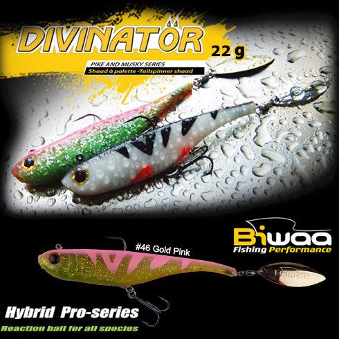Shad Biwaa Divinator Junior 14cm/22g, culoare Gold Pink