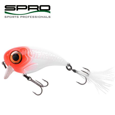 Vobler Spro Fat Iris Slow Floating 6cm/17g, culoare Red Head