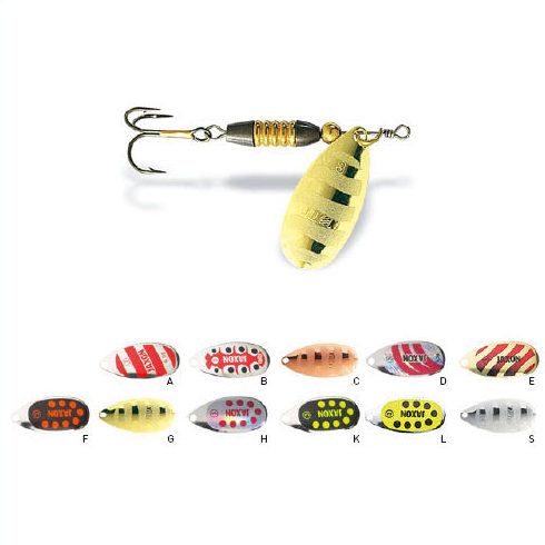 Lingura rotativa Jaxon Holo Select Wolf nr.1, culoare H, 4.5g