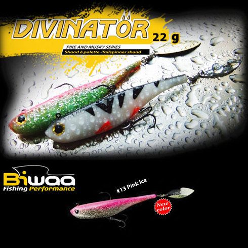 Tailspinner Shad Biwaa Divinator JR 14cm, culoare Pink Ice