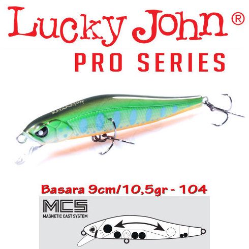 Vobler Lucky John Basara SP 9cm, culoare 104