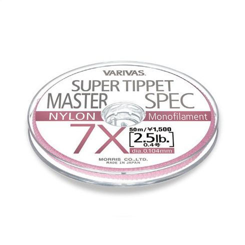 Fly Leader Varivas Super Tippet Master Spec Nylon  50m 4X