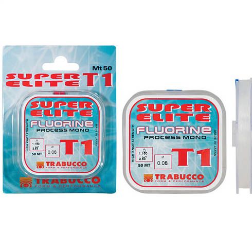 Fir monofilament Trabucco Super Elite Fluorine 0.12mm/50m
