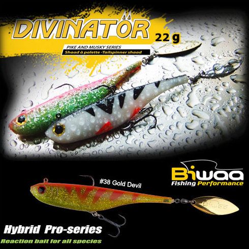 Shad Biwaa Divinator Junior 14cm/22g, culoare Gold Devil