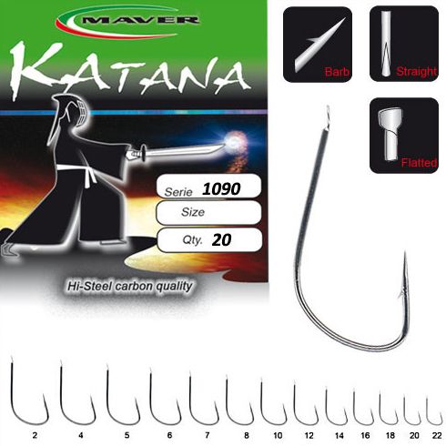 Carlige Maver Katana 1090 Nichel Nr.18