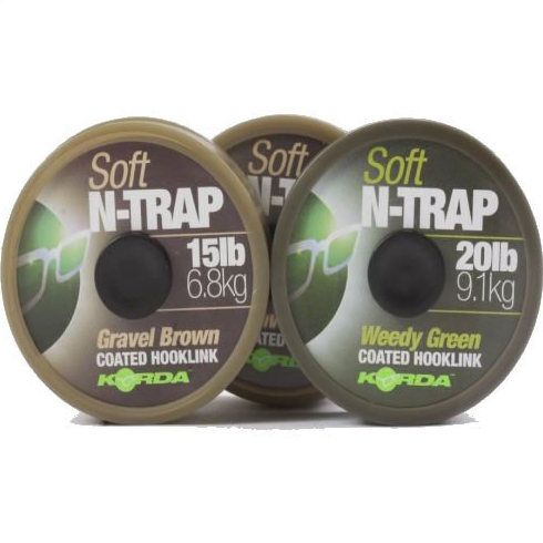 Fir textil Korda N-Trap Soft Coated 15lb, 20m - Silt