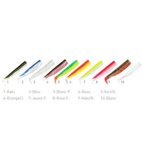Shad Fiiish Black Minnow 16cm White