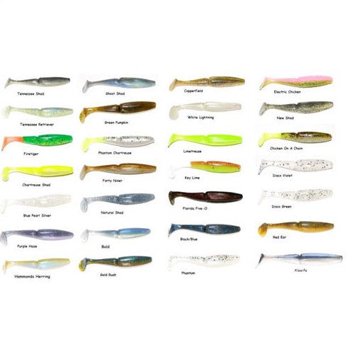 Shad Gambler Little EZ Swimbait 9.5cm, culoare Blue Pearl Silver
