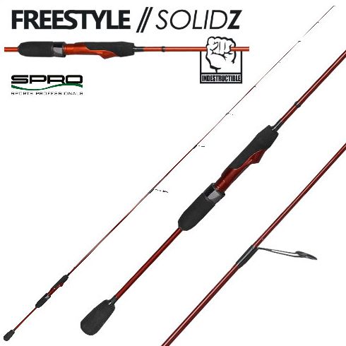 Lanseta Spro FreeStyle Solidz Cardinal Blaze 1.80m/15g