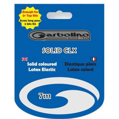 Elastic Garbolino Solid CLX Coloured Latex Nr.5/0.9mm-Yellow