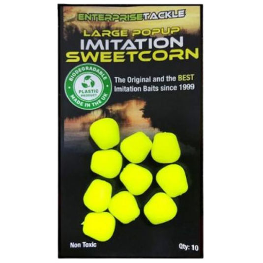 Porumb artificial Enterprise Tackle Pop-Up Large Sweetcorn Fluoro - Yellow