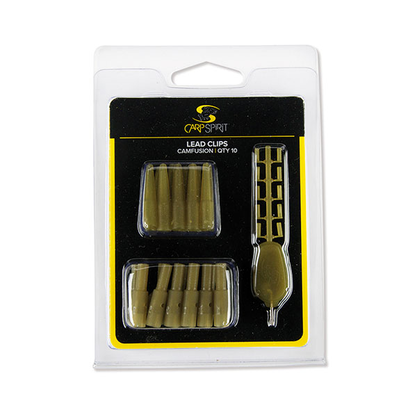 Kit plumb pierdut Carp Spirit Lead Clips, culoare Camfusion
