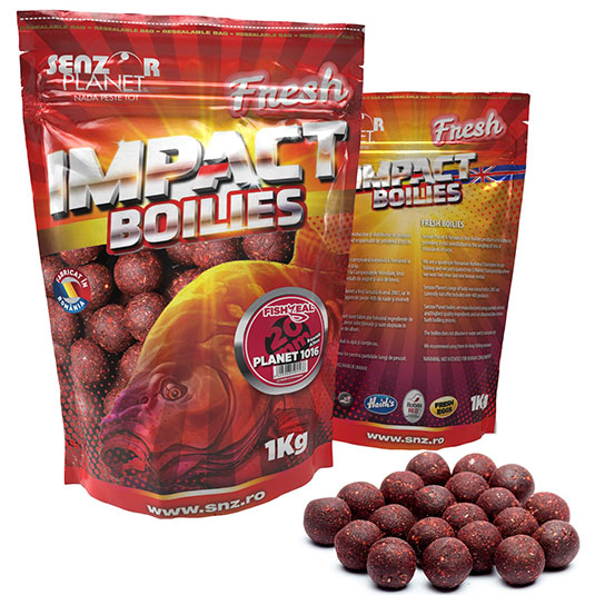 Boilies Senzor Impact Fresh Boilies, Planet 1016, 20mm, 1kg
