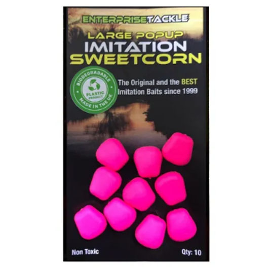 Porumb artificial Enterprise Tackle Pop-Up Large Sweetcorn Fluoro - Pink