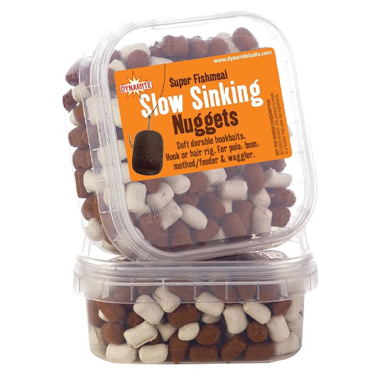 Nuggets Dynamite Baits Super Fishmeal Slow Sinking - White/Brown