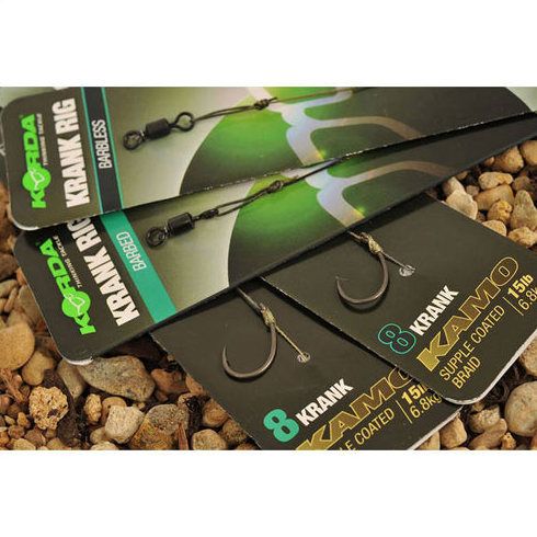 Montura Korda Krank Ready Rig Barbed Nr.8/15lbs