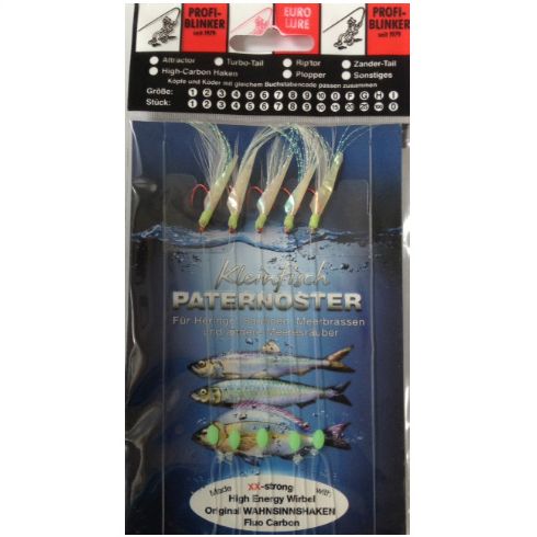 Taparina Profi-Blinker 5 carlige Alb/Pana nr.6