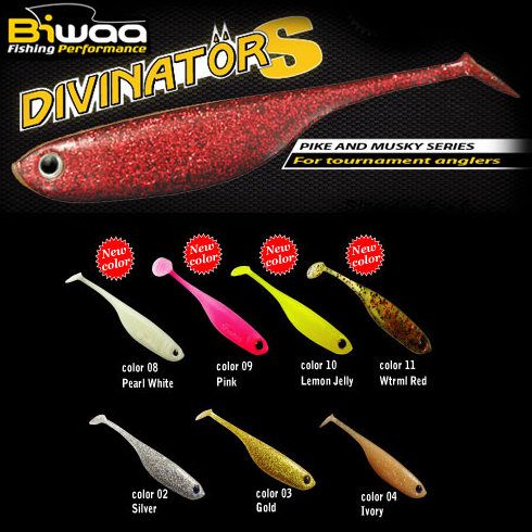 Shad Biwaa Divinator S 6cm, culoare Watermelon Red