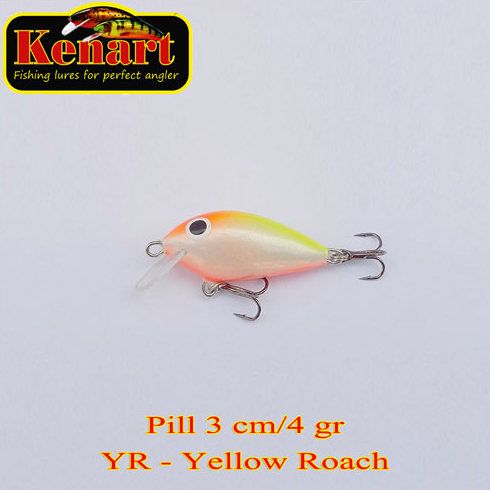Vobler Kenart Pill S 3cm, culoare YR