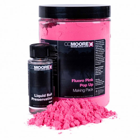 Mix Baza Boilies CC Moore Fluoro Pink Pop-Up Pack