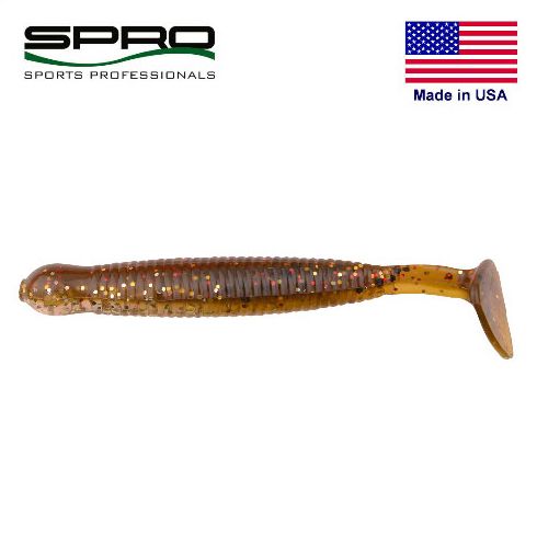 Shad Spro Arrow Tail 8cm, culoare Dirty Gold