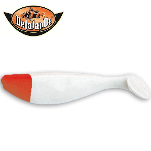 Shad Delalande 10cm - White/Red
