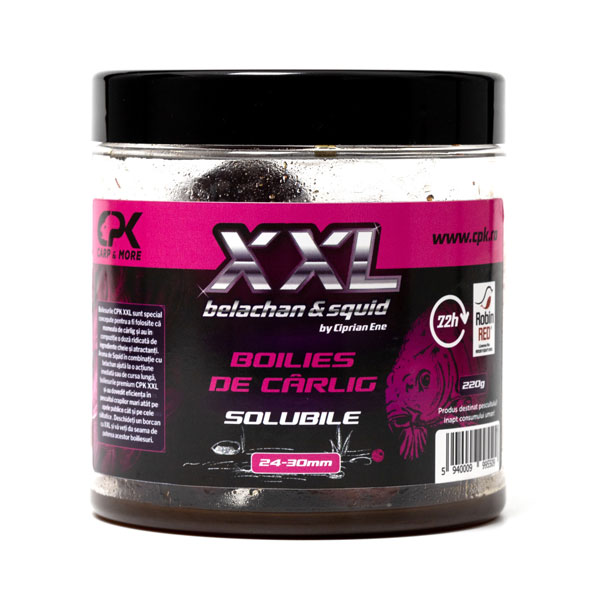 Boilies CPK pentru carlig XXL Solubile 24,26mm