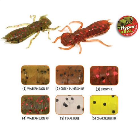 Rapture Dragonfly Nimph 4.2cm/1g, culoare Chartreuse BF
