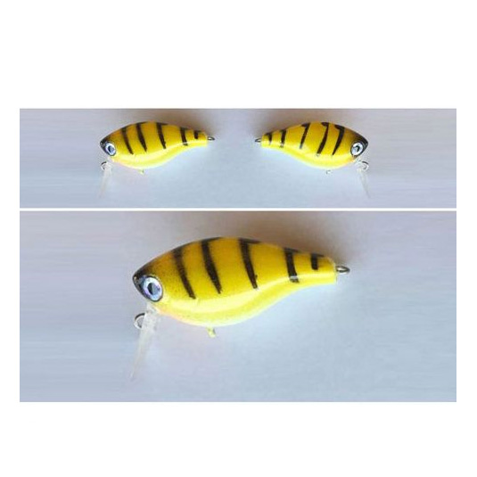 Vobler HMKL Crank 33TR F(Custom Painted) 3.3cm/3.3g Yellow Hornet