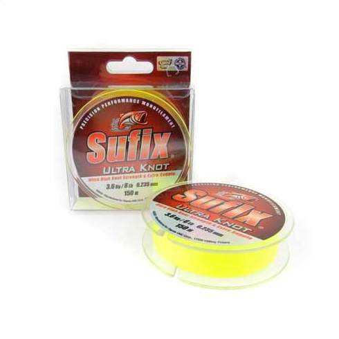 Fir monofilament Sufix Ultra Knot Opaque Yellow 0.20mm/2.8kg/150m