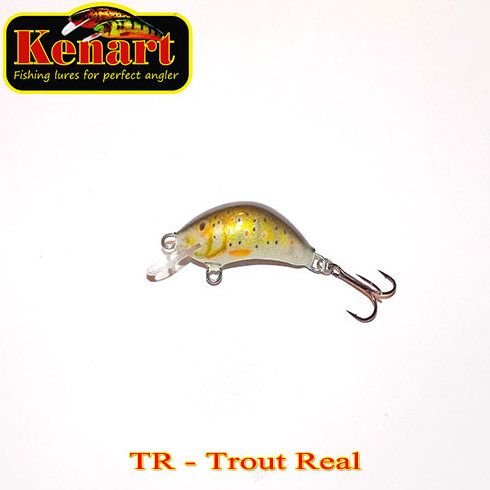 Vobler Kenart Hunter F 2cm, culoare TR