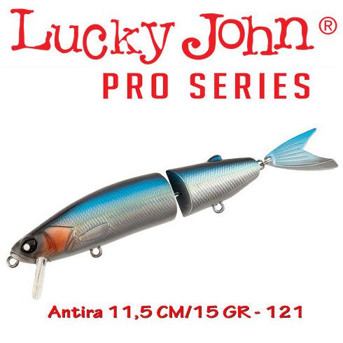 Vobler Lucky John Antira Swim 11.5cm, culoare 121