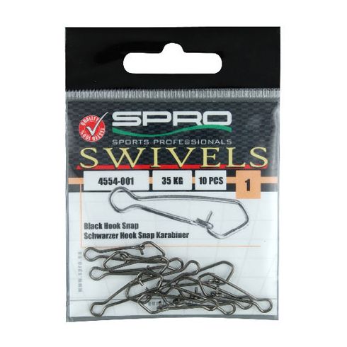 Agrafe Spro Black Hook Snap nr 2/38kg