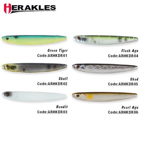 Vobler Colmic Herakles WT Dog 110 Slim 11cm/13.5g, culoare Flash Ayu