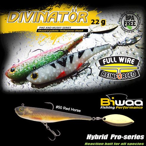 Shad Biwaa Divinator Junior 14cm/22g, culoare Red Horse