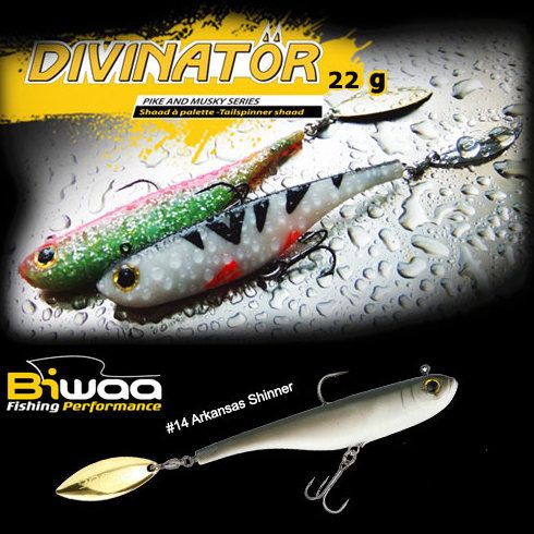 Shad Biwaa Divinator Junior 14cm/22g, culoare Arkansas Shiner