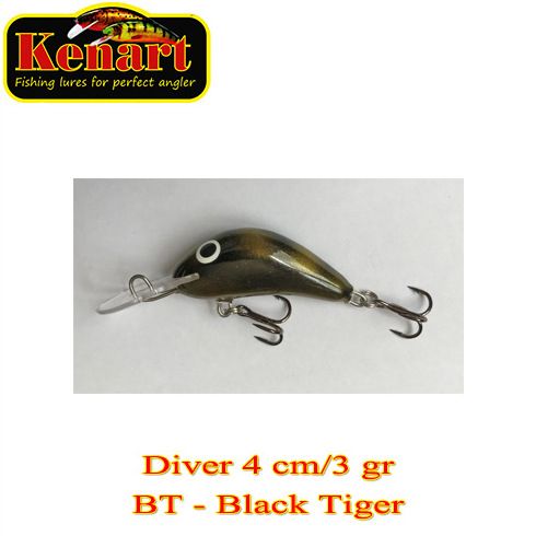 Vobler  Kenart Diver F 4cm, culoare BT