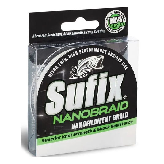 Fir textil Sufix Nano Braid Aqua Camo 0.04mm/2.8kg/135m
