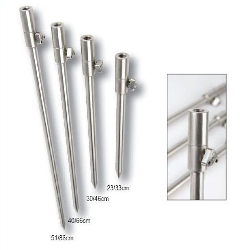Suport telescopic Carp Spirit Inox 300 Bankstick 30-46cm