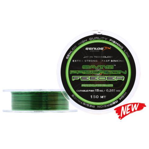 Fir monofilament Genlog Camo Progreen Feeder 0.181mm/9kg/150m